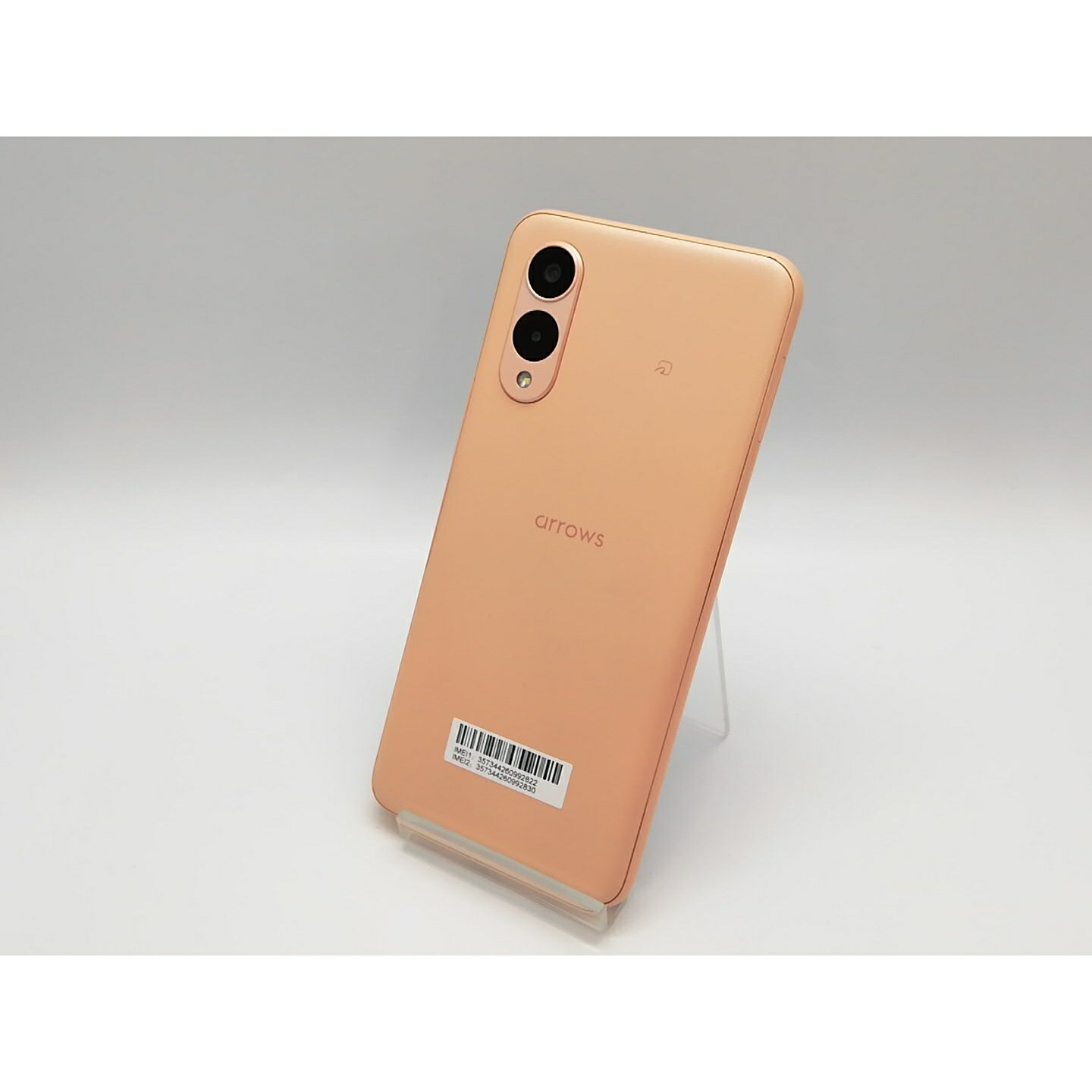 【中古】FCNT UQmobile 【SIMフリー】 arrows We2 ライトオレンジ 4GB 64GB FCG02【鹿児島中町】保証期間1ヶ月【ランクB】