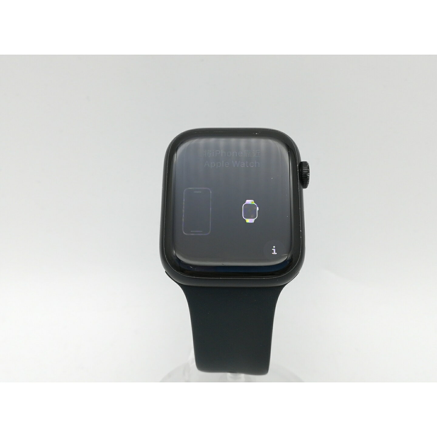 【中古】Apple Apple Watch Series7 45mm GPS ミッドナイトアルミ/スポーツバンド ミッドナイト【鹿児島中町】保証期間1ヶ月【ランクC】