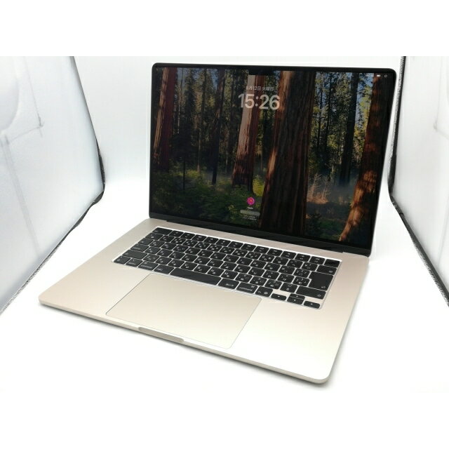 【中古】Apple MacBook Air 15インチ (M4,2025) M4(CPU:10C/GPU:10C) 16GB/512GB スターライト MW1K3J/..