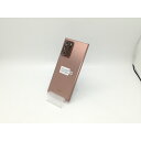 【中古】SAMSUNG au 【SIMロック解除済み】 Galaxy Note20 Ultra 5G ミスティック ブロンズ 12GB 256GB SCG06【...