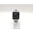 【中古】Apple Apple Watch Series3 Nike+ 38mm Cellular シルバーアルミ/ピュアプラチナ/ブラックNikeスポーツバン...