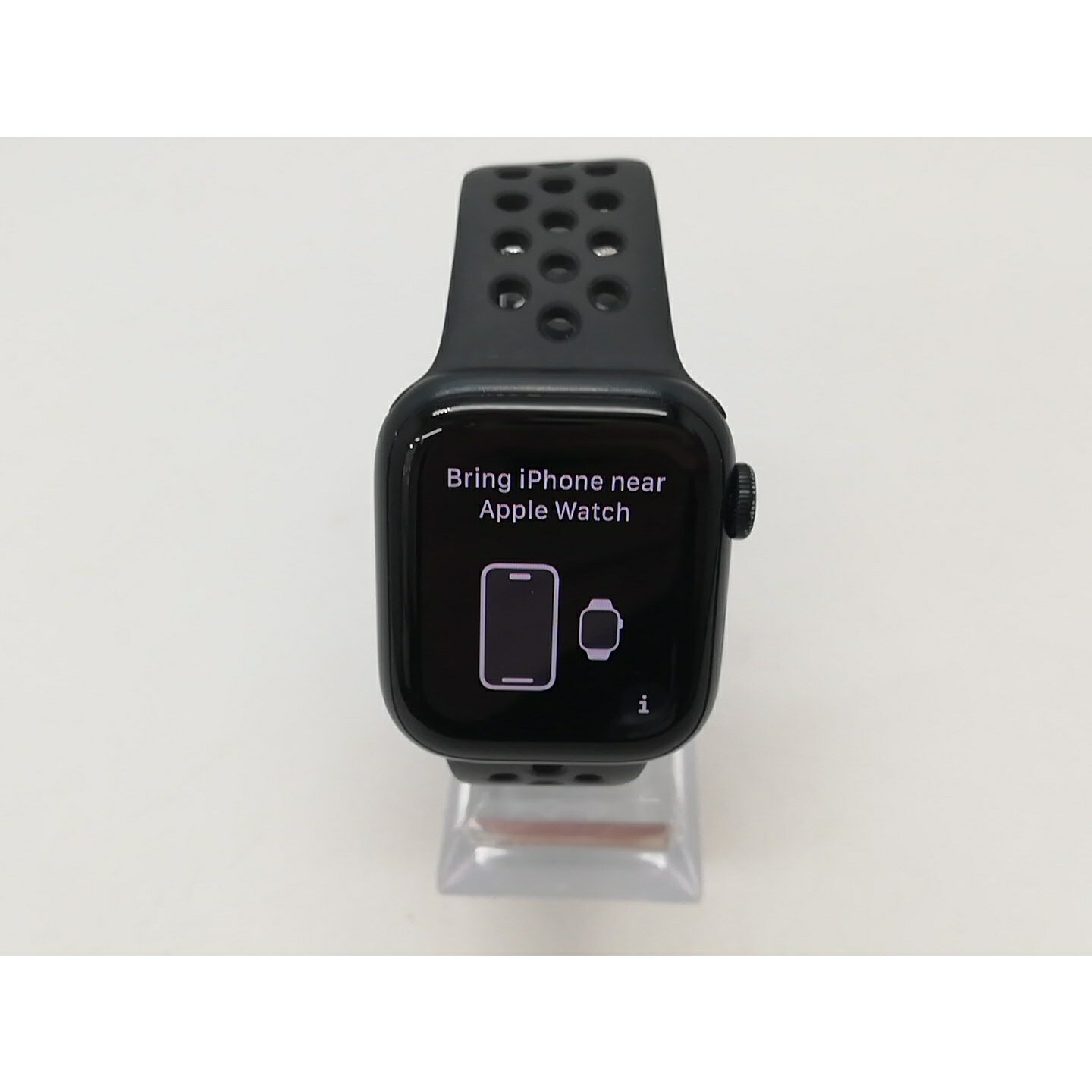 【中古】Apple Apple Watch Nike Series7 GPS 41mm ミッドナイトアルミ/スポーツバンド アンスラサイト/ブラックNike【福岡天神】保証期間1ヶ月【ランクB】