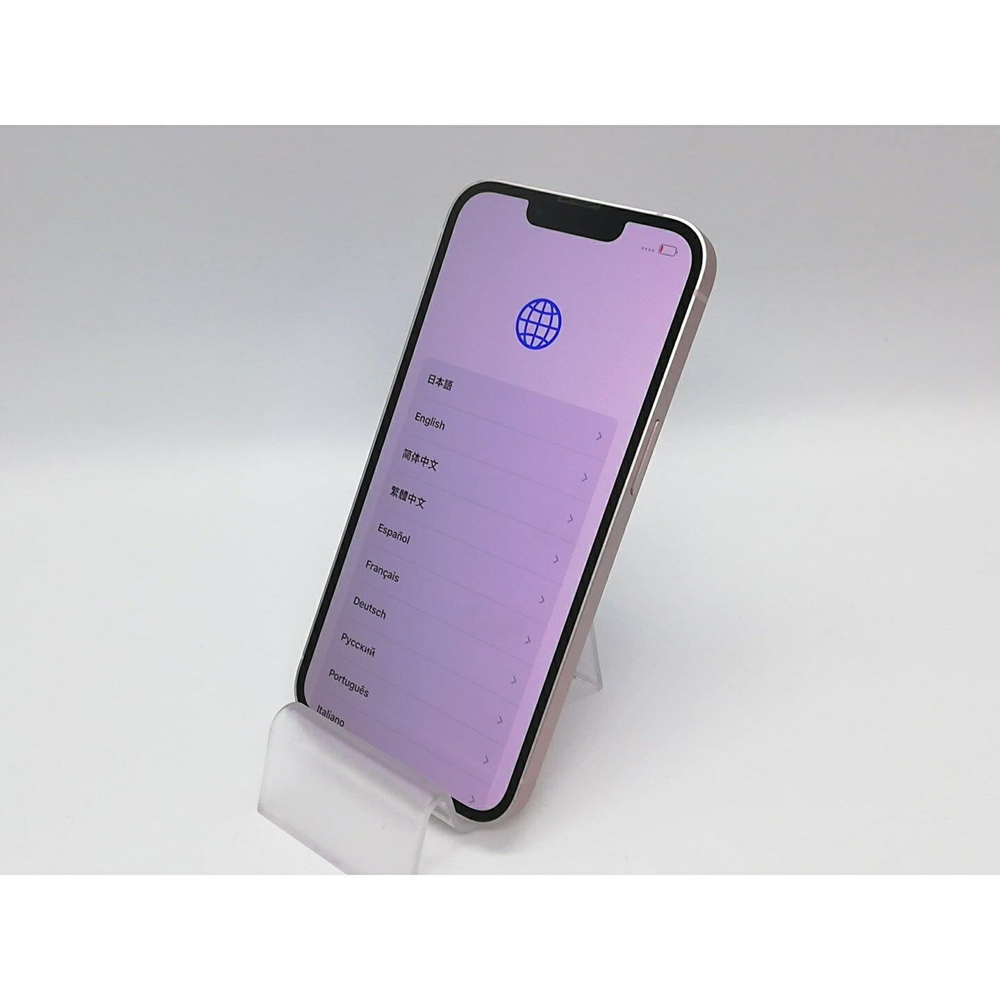【中古】【赤ロム保証あり】Apple au 【SIMフリー】 iPhone 13 256GB ピンク MLNK3J/A【福岡天神】保証期間1ヶ月【ランクB】