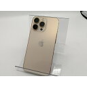 【中古】Apple au 【SIMフリー】 iPhone 13 Pro 256GB ゴールド MLUQ3J/A【福岡天神】保証期間1ヶ月【ランクC】