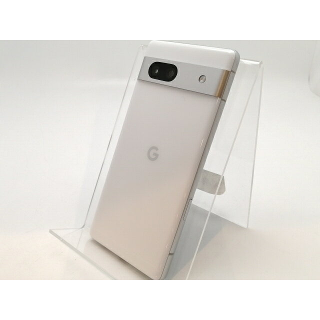 【中古】Google au 【SIMフリー】 Pixel 7a スノー 8GB 128GB G82U8【津田沼】保証期間1ヶ月【ランクA】