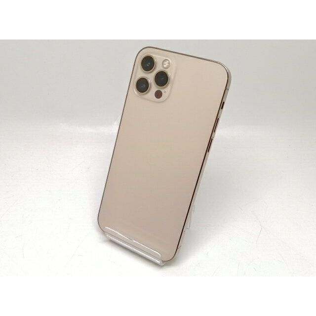 【中古】Apple SoftBank 【SIMロック解除済み】 iPhone 12 Pro 256GB ゴールド MGMC3J/A【津田沼】保証期間1週間【ランクC】