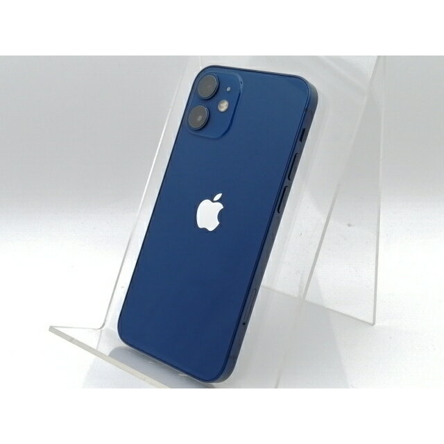 【中古】Apple au 【SIMロック解除済み】 iPhone 12 mini 256GB ブルー MGDV3J/A【津田沼】保証期間1ヶ月【ランクC】