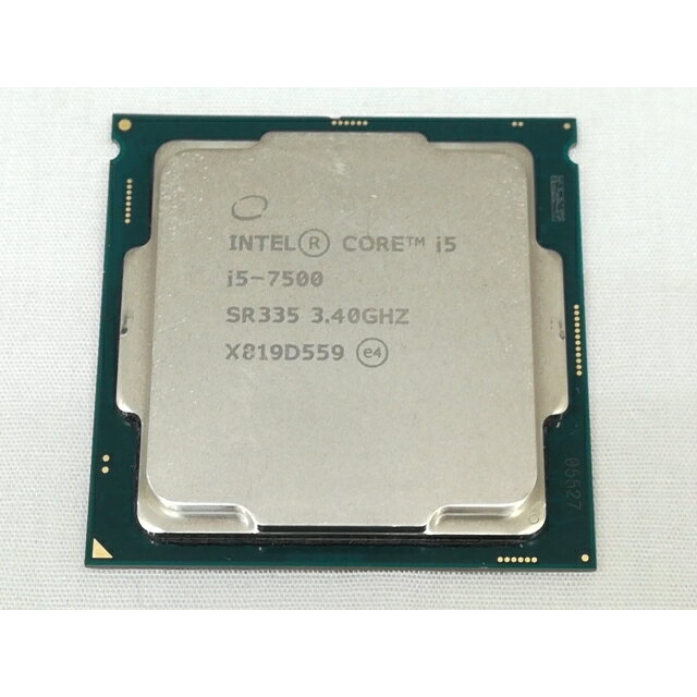 【中古】Intel Core i5-7500 (3.4GHz/TB:3.8GHz