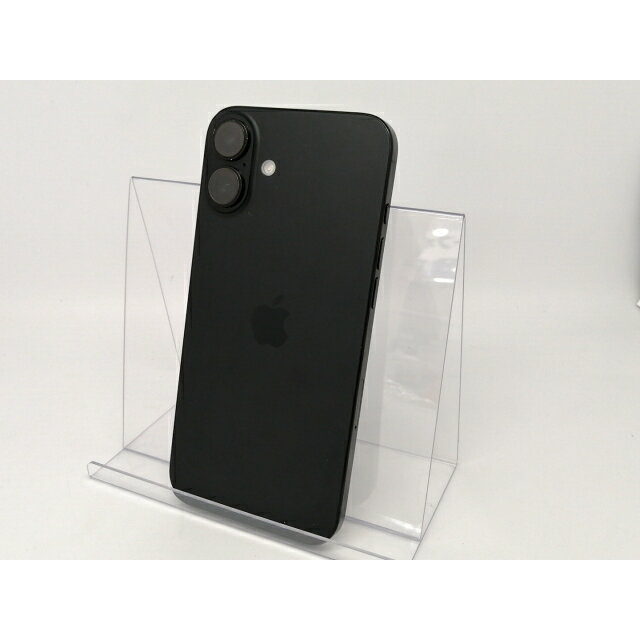 【中古】Apple 国内版 【SIMフリー】 iPhone 16 Plus 128GB ブラック MXVA3J/A【川越クレアモール】保証期間1ヶ月【ランクC】