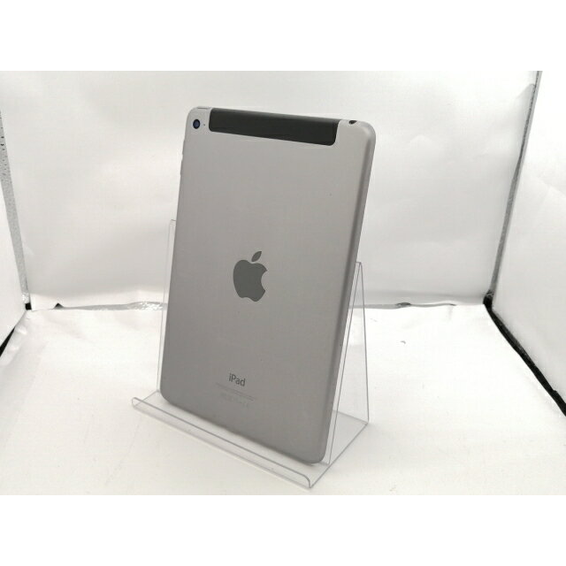 【中古】Apple au 【SIMロック解除済み】 iPad mini4(2015) 128GB スペースグレイ MK762J/A【川越クレアモール】保証期間1ヶ月【ランクC】