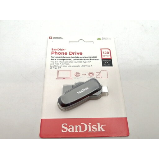 【新品】SanDisk 【C43】USBメモリ 128GB TypeC USB3.1 SDDDC6-128G-G46【川越クレアモール】保証期間1週間 【新品】SanDisk 【C43】USBメモリ 128GB TypeC USB3.1 SDDDC6-128G-G46【川越クレアモール】保証期間1週間