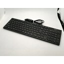 【中古】BUFFALO USB接続メンブレンキーボード BSKBU04シリーズ ブラック【川越クレアモール】保証期間1週間