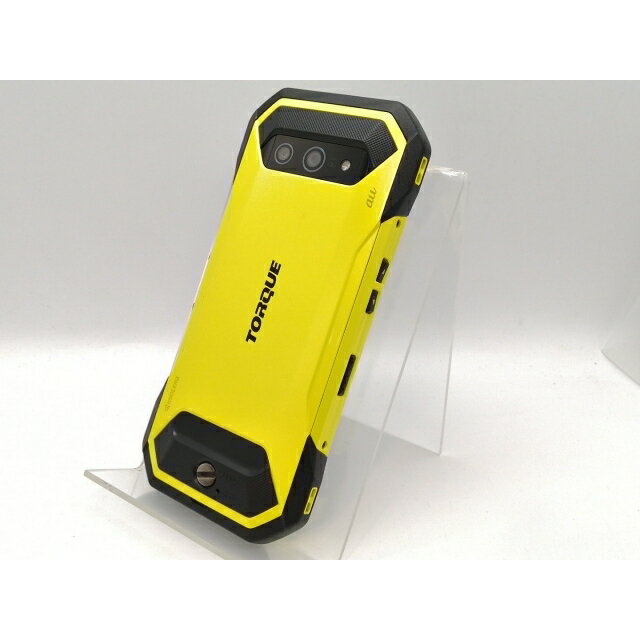 【中古】KYOCERA au 【SIMロック解除済み】 TORQUE 5G イエロー 6GB 128GB KYG01【高崎モントレー】保証期間1ヶ月【ランクC】