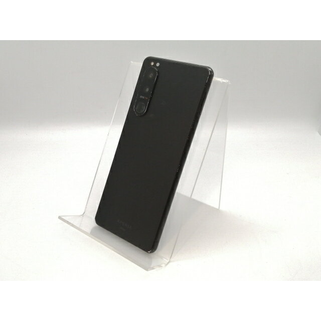 【中古】SONY au 【SIMフリー】 Xperia 5 III フロストブラック 8GB 128GB SOG05【高崎モントレー】保証期間1ヶ月【ランクC】