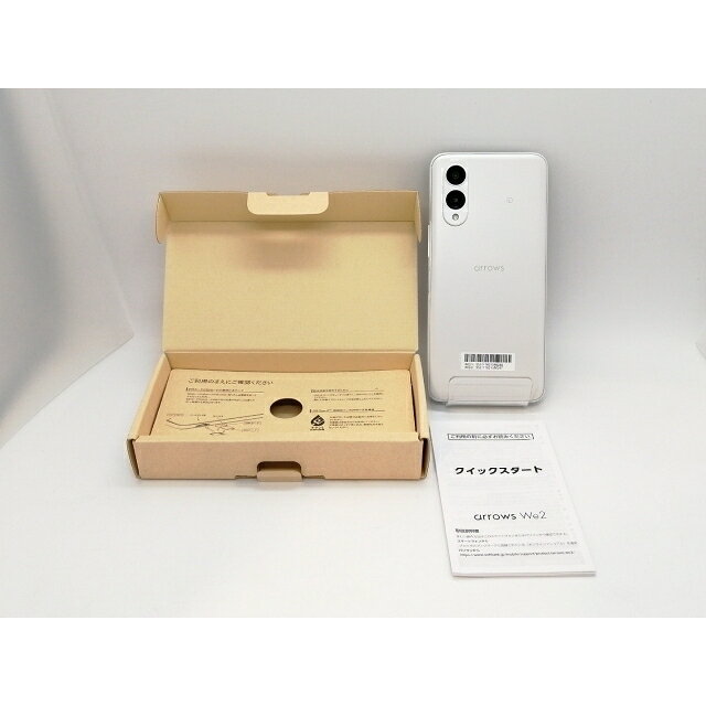【未使用】FCNT SoftBank 【SIMフリー】 arrows We2 ミストホワイト 4GB 64GB A402FC【高崎モントレー】保証期間3ヶ月