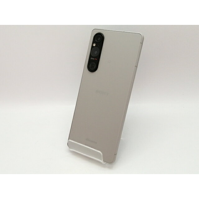 【中古】SONY docomo 【SIMフリー】 Xperia 1 V プラチナシルバー 12GB 256GB SO-51D【高崎モントレー】保証期間1ヶ月【ランクB】