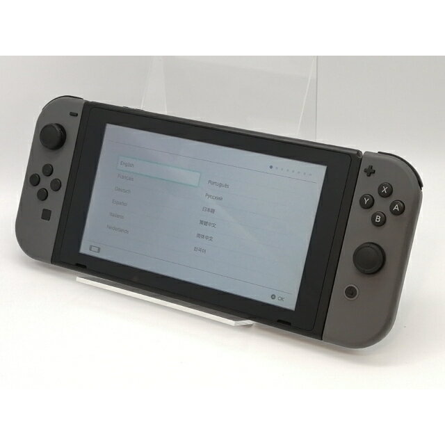 【中古】Nintendo Switch 本体 Joy-Con(L)/(R) グレー HAD-S-KAAAA 【2019年8月】【高崎モントレー】保証期間1ヶ月【ランクB】