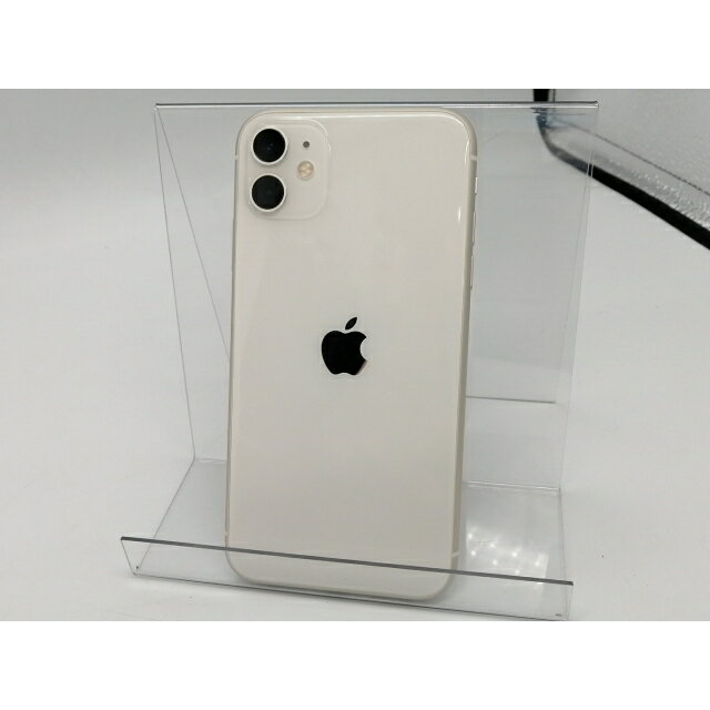【中古】Apple docomo 【SIMロック解除済み】 iPhone 11 128GB ホワイト MWM22J/A【高崎モントレー】保証期間1ヶ月【ランクA】