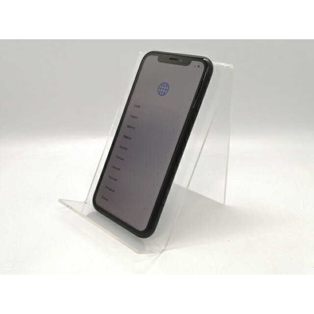 【中古】Apple docomo 【SIMロック解除済み】 iPhone XR 64GB ブラック MT002J/A【高崎モントレー】保証期間1ヶ月【ランクB】