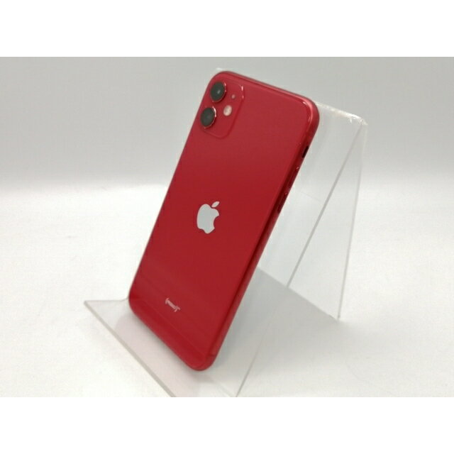 【中古】Apple au 【SIMロック解除済み】 iPhone 11 64GB (PRODUCT)RED MWLV2J/A【高崎モントレー】保証期間1ヶ月【ランクB】