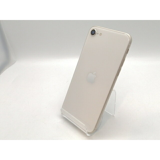 【中古】Apple SoftBank 【SIMフリー】 iPhone SE（第3世代） 64GB スターライト MMYD3J/A【高崎モントレー】保証期間1ヶ月【ランクB】