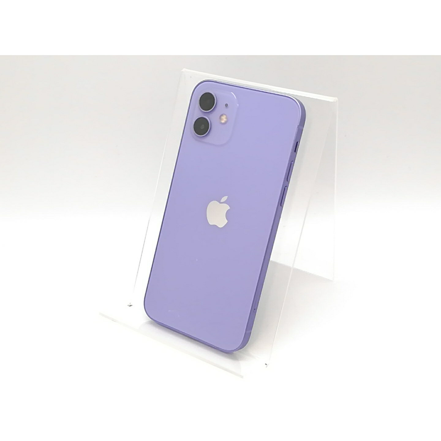 【中古】Apple au 【SIMロック解除済み】 iPhone 12 64GB パープル MJNH3J/A【高崎モントレー】保証期間1ヶ月【ランクB】