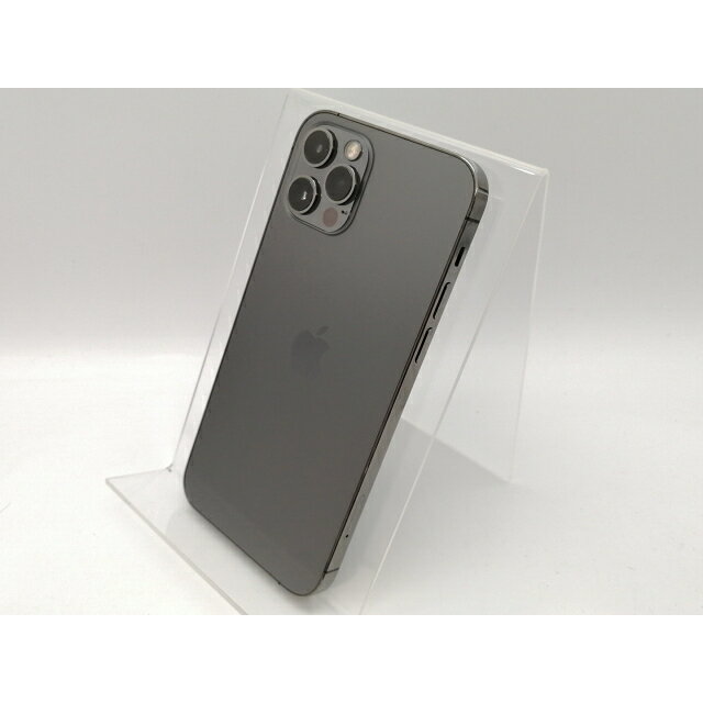 【中古】Apple SoftBank 【SIMロック解除済み】 iPhone 12 Pro 256GB グラファイト MGM93J/A【高崎モントレー】保証期間1ヶ月【ランクC】