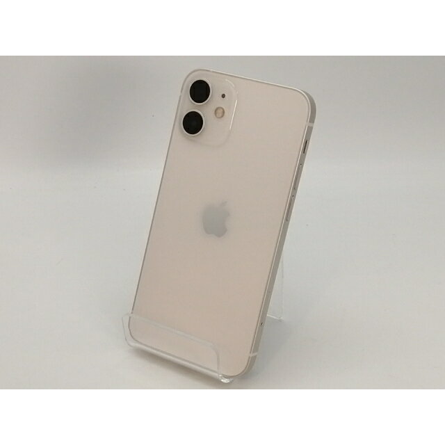 【中古】Apple au 【SIMロック解除済み】 iPhone 12 mini 128GB ホワイト MGDM3J/A【高崎モントレー】保証期間1ヶ月【ランクC】