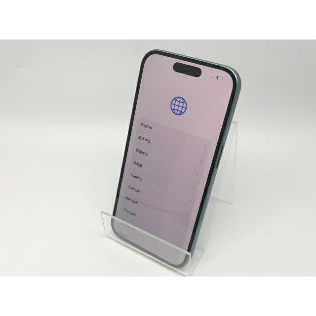 【中古】Apple 国内版 【SIMフリー】 iPhone 16 128GB ティール MYDV3J/A【高崎モントレー】保証期間1ヶ月【ランクC】
