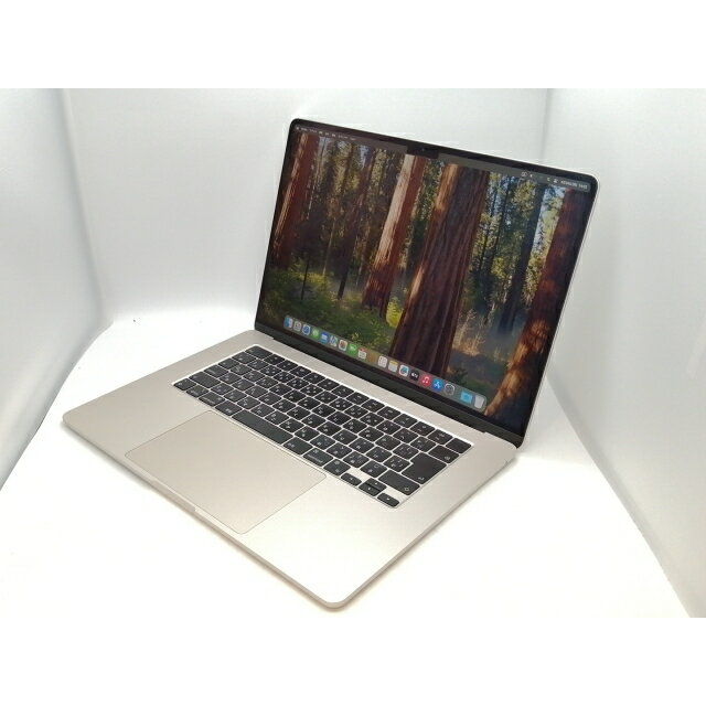 【中古】Apple MacBook Air 15インチ M2(CPU:8C/GPU:10C) 8GB/256GB スターライト MQKU3J/A (M2,2023)【高崎モントレー】保証期間1ヶ月【ランクB】