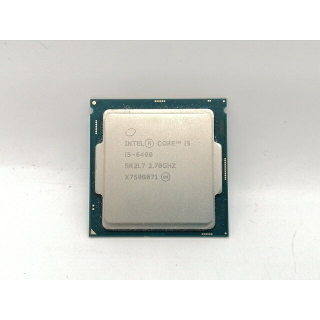 【中古】Intel Core i5-6400 (2.7GHz/TB:3.3GHz/SR2L7) bulk LGA1151/4C/4T/L3 6M/HD530/TDP65W【高崎..