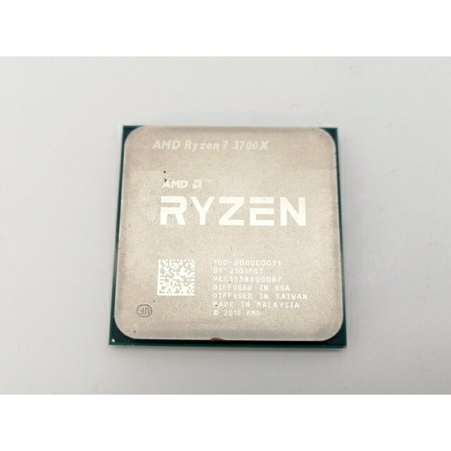 【中古】AMD Ryzen 7 3700X (3.6GHz/TC:4.4GHz) bulk AM4/8C/16T/L3 32MB/TDP 65W【高崎モントレー】保証期間1週間