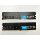 【中古】DDR5 64GB 2枚組(合計128GB) DDR5-5600(PC5-44800)【デスクトップPC用】【高崎モントレー】保証期間1週間