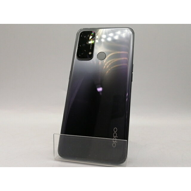 【中古】Oppo ymobile 【SIMフリー】 OPPO Reno5 A シルバーブラック 6GB 128GB A101OP【大須アメ横】保証期間1ヶ月【ランクC】