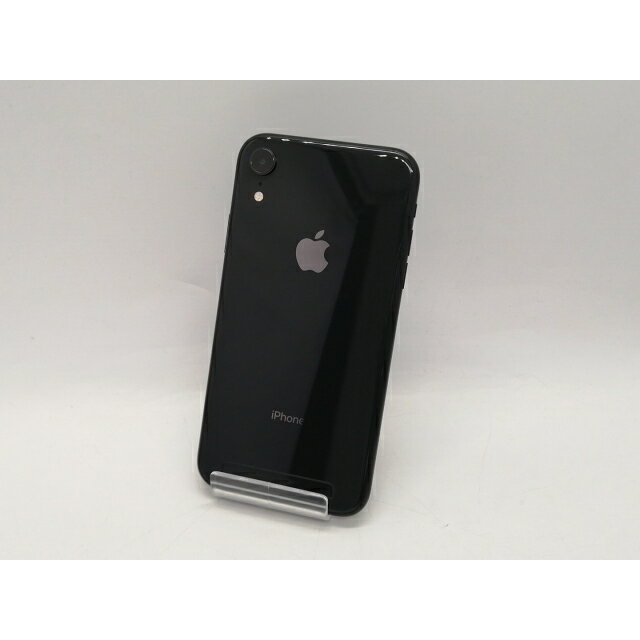 【中古】Apple SoftBank 【SIMロック解除済み】 iPhone XR 64GB ブラック MT002J/A【大須アメ横】保証期間1ヶ月【ランクC】