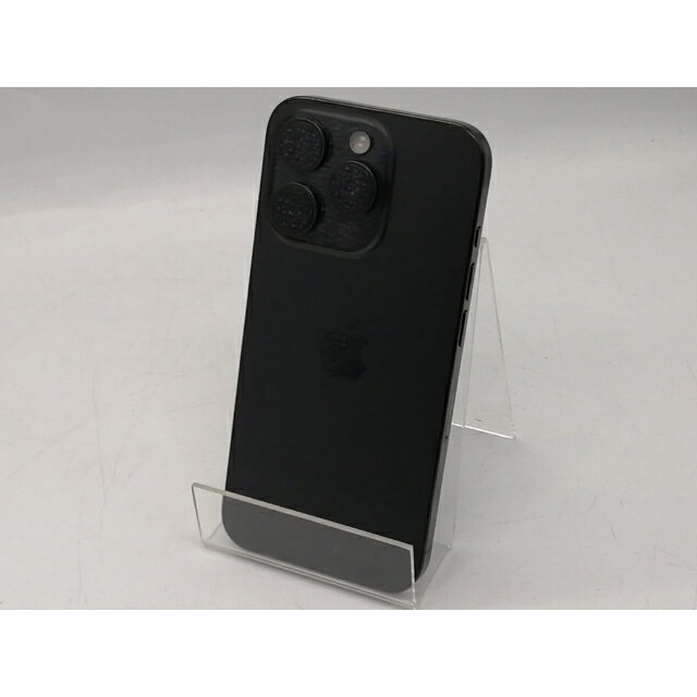 【中古】Apple SoftBank 【SIMフリー】 iPhone 15 Pro 256GB ブラックチタニウム MTUC3J/A【大須アメ横】保証期間1ヶ月【ランクC】