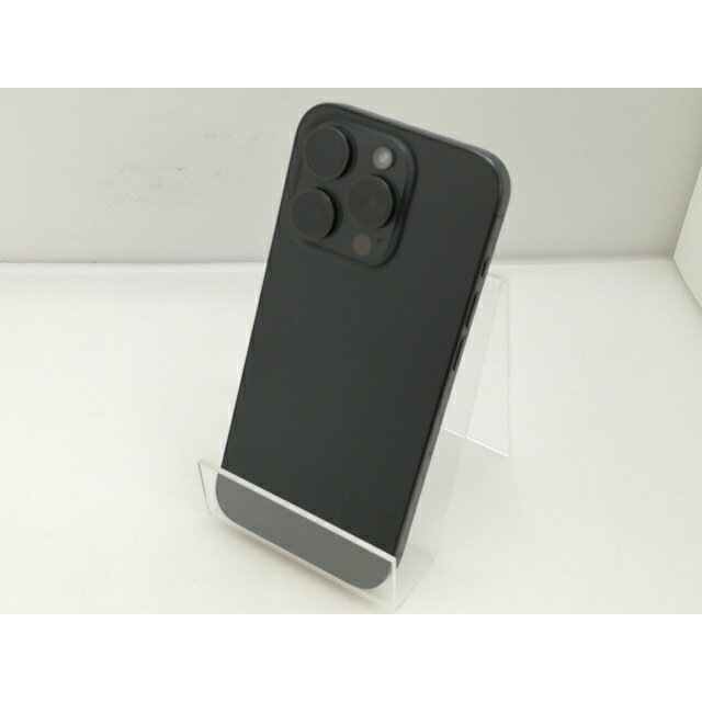 【中古】Apple 国内版 【SIMフリー】 iPhone 15 Pro 128GB ブラックチタニウム MTU73J/A【大須アメ横】保証期間1ヶ月【ランクA】