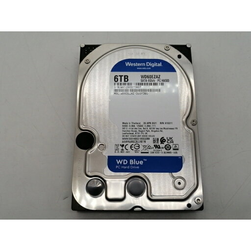 【中古】W.D. WD60EZAZ WD Blue 6TB/5400rpm/256MB/6Gbps【大須アメ横】保証期間1週間 【中古】W.D. WD60EZAZ WD Blue 6TB/5400rpm/256MB/6Gbps【大須アメ横】保証期間1週間