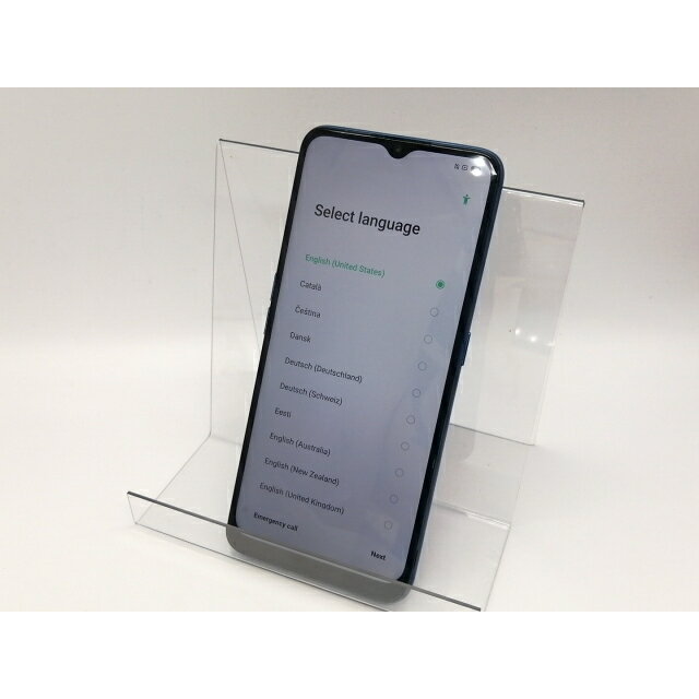 【中古】Oppo 国内版 【SIMフリー】 OPPO A5 2020 ブルー 4GB 64GB CPH1943【広島本通】保証期間1ヶ月【ランクC】