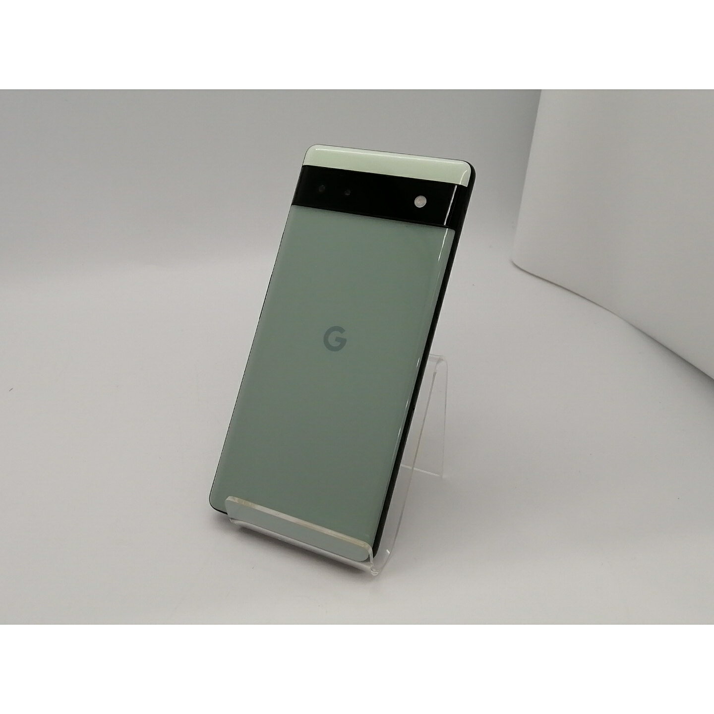 【中古】Google au 【SIMフリー】 Pixel 6a セージ 6GB 128GB GB17L【広島本通】保証期間1ヶ月【ランクB】
