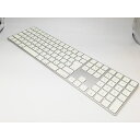 【中古】Apple Magic Keyboard(2017/テンキー付き/A1843) - 日本語(JIS) シルバー MQ052J/A【広島本通】保証期間1週...