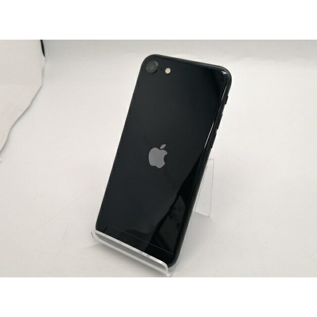 【中古】Apple au 【SIMフリー】 iPhone SE（第3世代） 64GB ミッドナイト MMYC3J/A【広島本通】保証期間1ヶ月【ランクB】