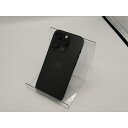 【中古】Apple au 【SIMフリー】 iPhone 14 Pro 128GB スペースブラック MPXU3J/A【広島本通】保証期間1ヶ月【ランクB】