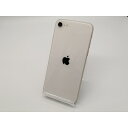 【中古】Apple 国内版 【SIMフリー】 iPhone SE(第3世代) 128GB スターライト MMYG3J/A【広島本通】保証期間1ヶ月【ランクA】