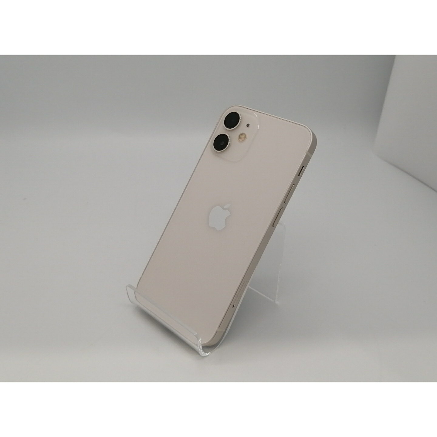 【中古】Apple SoftBank 【SIMロック解除済み】 iPhone 12 mini 128GB ホワイト MGDM3J/A【広島本通】保証期間1ヶ月【ランクC】