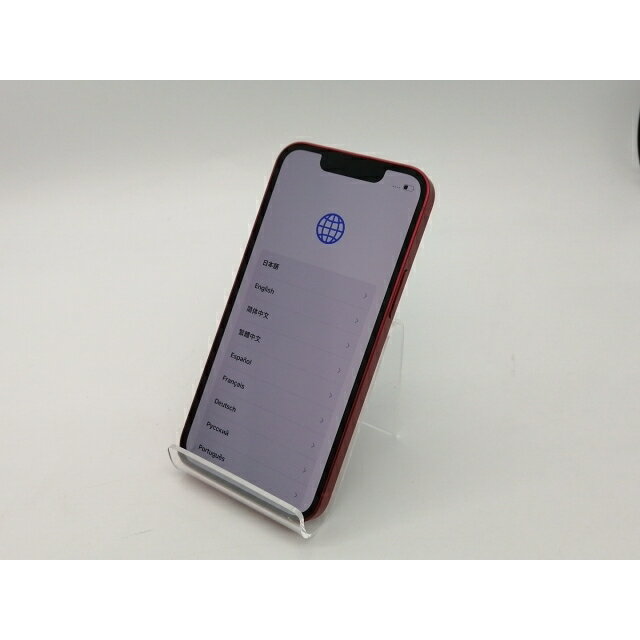 【中古】Apple iPhone 13 mini 128GB (PRODUCT)RED （国内版SIMロックフリー） MLJG3J/A【広島本通】保証期間1ヶ月【ランクB】