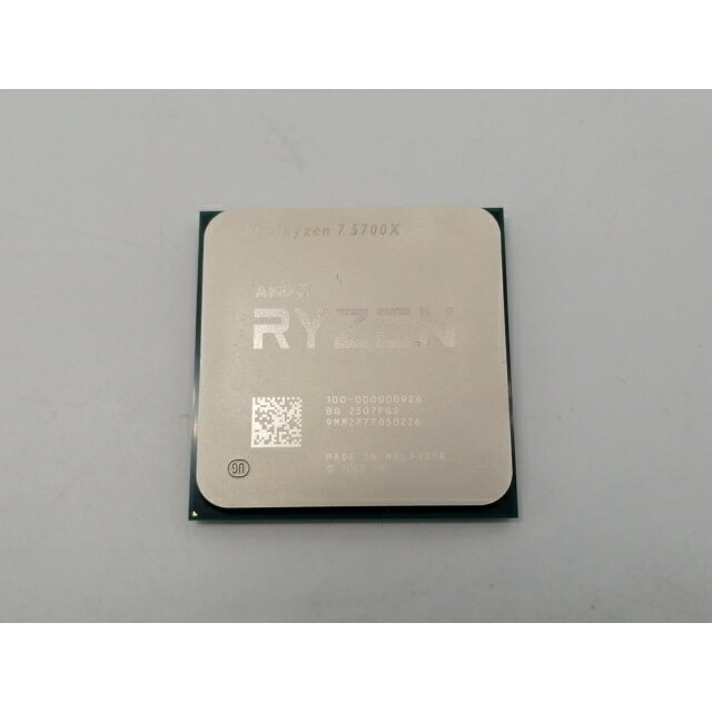 【中古】AMD Ryzen 7 5700X (3.4GHz/TC:4.6GHz) bulk AM4/8C/16T/L3 32MB/TDP 65W【広島本通】保証期間1週間