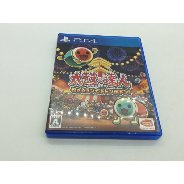 【中古】バンダイナムコエンターテインメント 太鼓の達人 セッションでドドンがドン！ [ソフト単品版] 【PS4用 ソフト】【広島本通】保証期間1週間