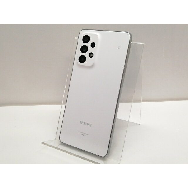 【中古】SAMSUNG au 【SIMフリー】 Galaxy A53 5G オーサムホワイト 6GB 128GB SCG15【小倉駅前】保証期間1ヶ月【ランクB】