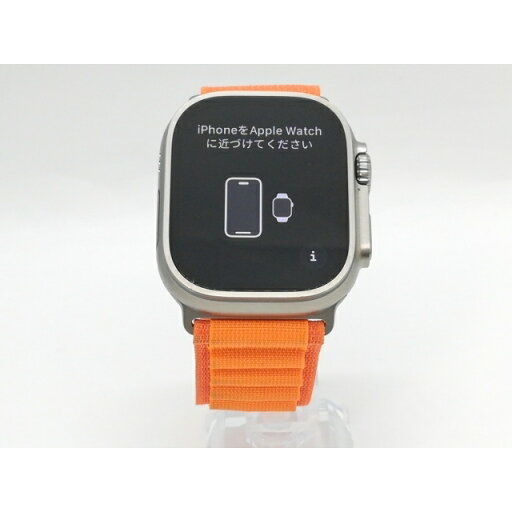 【中古】Apple Apple Watch Ultra 49mm Cellular チタニウムケース/オレンジアルパインループ S MNHH3J/A【小倉駅前】保証期間1ヶ月【ランクA】 【中古】Apple Apple Watch Ultra 49mm Cellular チタニウムケース/オレンジアルパインループ S MNHH3J/A【小倉駅前】保証期間1ヶ月【ランクA】